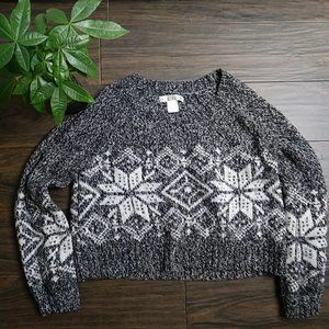 Kaisely (Anthropologie) Wide Sleeve Crop Sweater